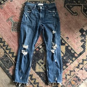 Abercrombie High Rise Mom Jean Regular length